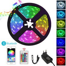 LED Light Strip Luces Led RGB 5050 SMD Bluetooth WiFi Waterproof Color Changing Flexible Ribbon Tape Diode 5M 10M 15M 2024 - buy cheap