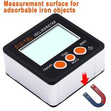 4 x 90 Electronic Protractor Digital Inclinometer Level Box Magnetic Level Measuring Tool Angle Meter Electron Goniometers 2024 - buy cheap