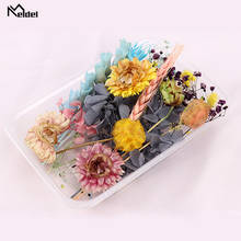 1 box of dried flowers dried plants scented candle candle pendant necklace making process dried flowers DIY materials 2024 - buy cheap