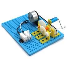 Science Physical Experiment Small Invention Education Toys DIY Hand Crank Generator Model Children Learning Toy 2024 - buy cheap