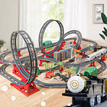 Children's High-speed Railway Harmony Small Train Track Interactive Toy Retro Steam Train Large Electric Track Model kids Gift 2024 - buy cheap