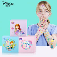 Disney Frozen Anna Elsa tatuaje pegatina para niñas bebé niños pegatinas de uñas princesa Sofía de Disney pegatinas juguetes cumpleaños maquillaje Set 2024 - compra barato