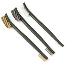 3pcs Set Steel Metal Brass Nylon Cleaning Polishing Rust Brush Metal Cleaning Brush Tool For Home School Workplace 2024 - buy cheap