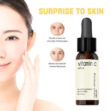 50ml Vitamin C Facial Serum Lighten Spots Anti-aging Pore Shrinking Whitening Brightening Moisturizing Cream Dry Skin Care TSLM1 2024 - buy cheap