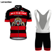 Conjunto de roupas para ciclismo sptgrvo lairschbandana, roupas engraçadas para homens e mulheres, kit de equipe de ciclismo, mtb, roupa de bicicleta, vermelho 2020 2024 - compre barato