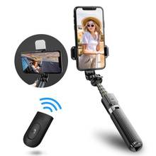 L03S New 4 in1 Wireless Bluetooth Selfie Stick With LED Fill Light Foldable Tripod Extendable Monopod For IOS Android Phone 2024 - buy cheap