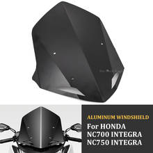 For HONDA NC700 INTEGRA NC750 INTEGRA NC 750 700 Motorcycle Windshield Windscreen Cover Aluminum Alloy Wind Shield Deflectore 2024 - buy cheap