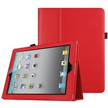 Чехол для iPad 3 Модель A1416 A1430 A1403 защитный чехол из искусственной кожи складной чехол-подставка для iPad 2, 3, 4 A1458 чехлы-карандаши 2024 - купить недорого