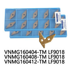 Deskarar-Herramientas de torneado, VNMG160404-TM LF9018, VNMG160408-TM, LF9018, VNMG160412-TM, LF9018, 10 Uds. 2024 - compra barato