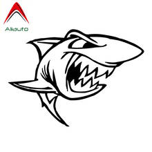 Aliauto Creative Personality Car Stickers Angry Fish The Shark Animal Vinyl Automobile Styling Decoration Accessories,15cm*11cm 2024 - buy cheap