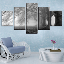 Wall Art Painting 5 Pieces HD Printing Pictures Decor Living Room Snow Mountain Forest Landscape Canvas Painting Art Poster 2024 - buy cheap