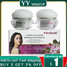 New FEIQUE cherry blossoms refining nourishing facial cream anti freckle cream 20g+20g 12set/lot face care 2024 - buy cheap