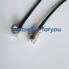 RG58 8inch UHF Female SO-239 To BNC Q9 Male Right Angle Jumper Pigtail Coax RG58 2024 - buy cheap