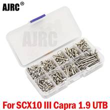 Wecute RC Car Part Universal Screws Box Set For 1:10 RC Crawler AXIAL SCX10 III Capra 1.9 UTB AXI03004 AXI03007 AXI03006 DIY Toy 2024 - buy cheap