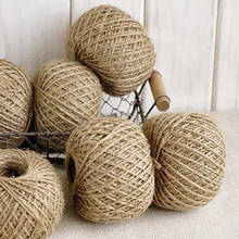 50meters 2mm Natural Hemp Rope Jute Twine Burlap String Party Wedding Gift Wrapping Cords Thread DIY Sewing Cords Craft 2024 - buy cheap