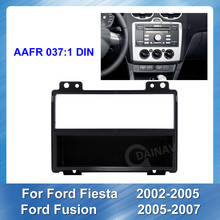 1 Din Car Radio Fascia for Ford Fiesta 2002-2005 Ford Fusion 2005-2007 Car stereo dashboard Face plate Frame Mount kit Bezel 2024 - buy cheap