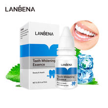 Lanbena dentes branqueamento essência em pó higiene oral soro de limpeza remove manchas de placa dentes branqueamento dental ferramentas 2024 - compre barato