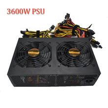 ETH PC Asic Power Supply 3600W Bitcoin Miner Case PSU Computer Server Fonte For GPU GTX 1080 RX470 480 570 12-13 Video Cards E 2024 - buy cheap