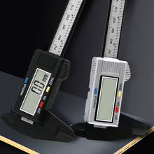 Calibradores Vernier Digitales Electrónicos LCD, 0-150mm, regla de tarjeta, micrómetro, herramienta de medición, instrumentos de medición de paso de profundidad 2024 - compra barato