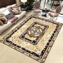 Custom Mural 3D Floor Sticker European Style Living Room Marble Carpet Pattern Waterproof Self Adhesive Vinyl Flooring Wallpaper 2024 - buy cheap