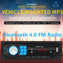Kebidu 12v rádio do carro 1 din bluetooth handsfree carro estéreo mp3 player in-dash suporte fm mp3 usb wma aux no jogador do carro 2024 - compre barato
