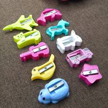 1PC Random Cute Cartoon Small Pencil Sharpener School Office Supplies Stationery Gift For Kid 2024 - buy cheap