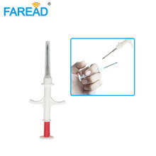 FREE SHIPPING RFID injectable animal microchips pet ID 1.25*7mm 134.2KHz ISO11784/785 FDX-B syringe 2024 - buy cheap