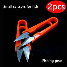 Tijeras pequeñas de pesca de 2 piezas, suministros de pesca, accesorios de equipo de pesca 2024 - compra barato