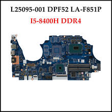 Placa base de estación de trabajo móvil HP Zbook 15V G5, L25095-001 de alta calidad, DPF52, LA-F851P, I5-8400H, DDR4, 100% probada 2024 - compra barato