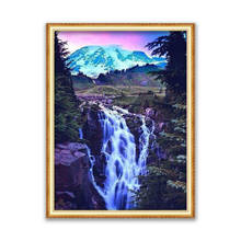 Nature Landscape DIY Embroidery 11CT Cross Stitch Kits Needlework Craft Set Printed Canvas Cotton Thread Home Decoration Sell 2024 - buy cheap