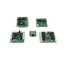 Mini módulo de diseño de interruptor ethernet, placa de circuito para Módulo de interruptor ethernet, 3/5/100 puertos, PCBA, placa base OEM, 10/6/8 mbps 2024 - compra barato