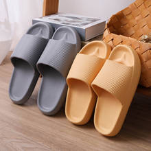 Hot Sale Women Thick Bottom Indoor Home Slippers Girls Platform Candy Color Shoes Summer Casual Bathroom Anti-slip Couple Slides 2024 - buy cheap