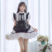 Lolita Maid Cosplay Dress Sexy Minidress Cafe Working Uniform Princess Sweet Kawaii Halloween Costumes For Women Carnival 2024 - compra barato