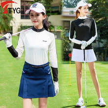 2020 Golf Clothing Women Breathable Golf Shirts Spring Autumn Sun Protection Ladies Long Sleeve Shirts Sports Mesh Golf Apparel 2024 - buy cheap