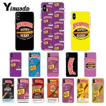 Yinuoda мягкий резиновый чехол для телефона из ТПУ с изображением медовых ягод сигар для iPhone 8 7 6 6S X XS MAX 5 5S SE XR 11 Pro Max 2024 - купить недорого