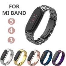 Mi band 5 4 3 Metal Strap Plus for Xiaomi Mi Band 4 Bracelet Screwless Xiaomi MiBand4 Bracelet Xiomi MiBand 4 Wrist Band Steel 2024 - buy cheap