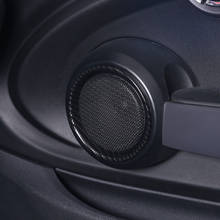 2 шт. Защитная Наклейка для автомобильного динамика, внутренняя отделка, украшение для MINI Cooper S F55 F56 F57, аксессуары для стайлинга автомобиля 2024 - купить недорого