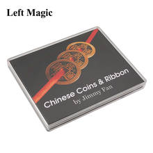 Китайские монеты и лента от Джимми Фан магические трюки размер 38 мм роскошный китайский старинный набор монет магические реквизиты магический трюк крупным планом 2024 - купить недорого
