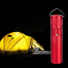 Lámpara portátil de 4 modos para acampar, linterna con botón de presión magnética, gancho colgante, para tienda de campaña 2024 - compra barato