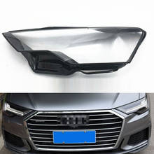 Lente de faro delantero de coche, cubierta de repuesto para Audi A6L C8 2019 2020 2024 - compra barato