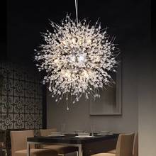 Modern LED Crystal Chandelier Light Pendant Hanging Lamp Dandelion Cristal Chandelier Lighting for Living Dining Room Decoration 2024 - buy cheap