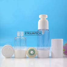 100pcs Empty Plastic Cosmetic Bottle 15ml/30ml/50ml Travel Liquid Bottles white Airless Pump Vacuum Toiletries Container F3678 2024 - buy cheap