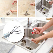 1Pcs 60cm Hot Sewer Cleaning Brush Home Pipe Hair Cleaner Bendable Sink Tub Toilet Dredge Pipe Kitchen Bathroom Tool 2024 - buy cheap