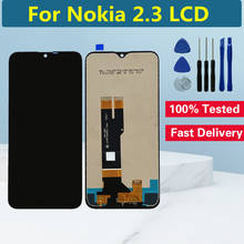 Оригинальный ЖК-дисплей для Nokia 2,3 ЖК-дисплей Сенсорная панель дигитайзер экран для Nokia 2,3 TA-1211 TA-1214 TA-1206 TA-1209 ЖК-дисплей 2024 - купить недорого