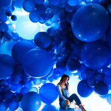 5-36inch Blue Latex Balloons Helium Inflable Big Balloon Blow up Wedding Small Balloons Birthday Party Decoration 2024 - buy cheap