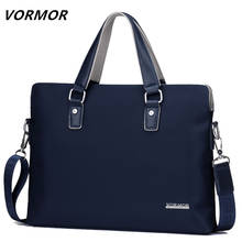 VORMOR Oxford Waterproof Handbag Business Men Briefcase Bag  Fashion Shoulder Bag Male Tote Canvas Laptop Bag New 2024 - buy cheap