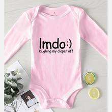 baby things Printing Laughing Diaper Off Toddler Girl Clothes Toddler Romper Newborn Winter Jumpsuits Clothing for Babies 2024 - buy cheap