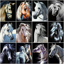 Evershine Алмазная вышивка лошадь картина стразы полная площадь Алмазный мозаика животные вышивка крестом декор для дома 2024 - купить недорого