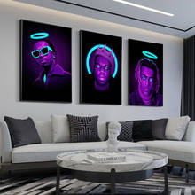 Figura de cantante de Rap de Hip Hop, arte B.I.G, lienzo, pintura, arte de pared, carteles, impresiones, imágenes de pared para sala de estar, decoración del hogar, Cuadros 2024 - compra barato