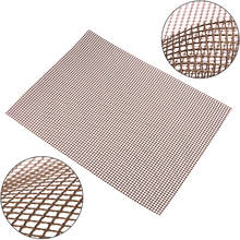 Non-stick Barbecue Grilling Mats High Security Grid Shape BBQ Mat with Heat Resistance 30x40x0.2cm For Outdoor Activities 2024 - buy cheap